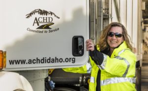 ACHD worker getting in to truck