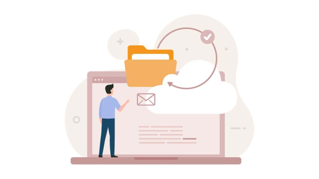 public records requests uploading to cloud server concept